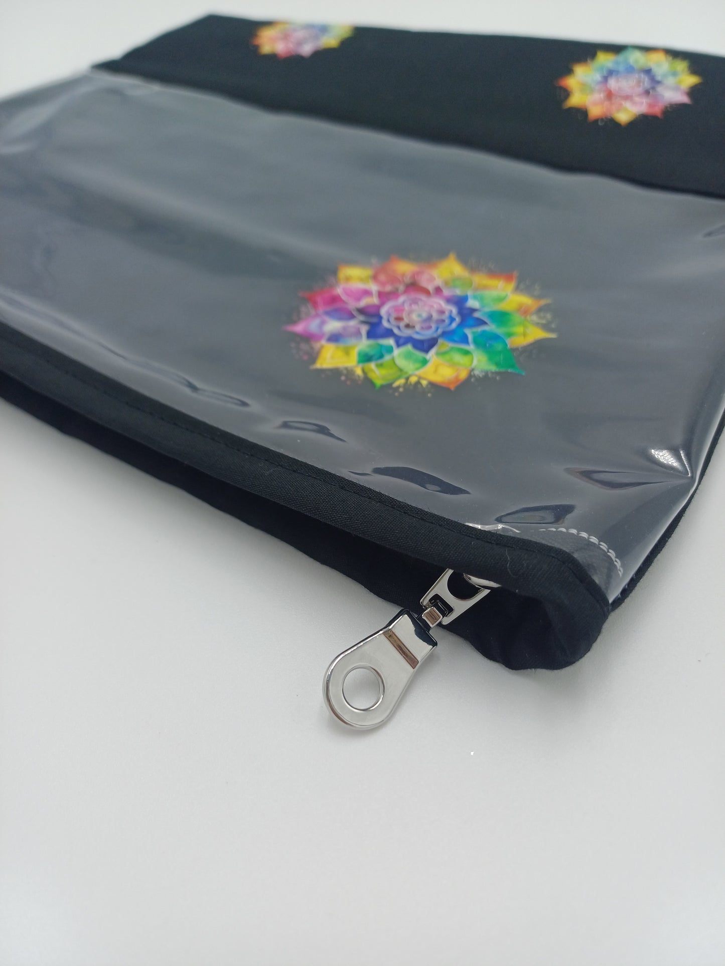 Clearbag Größe S mit Blume DTF-DRUCK