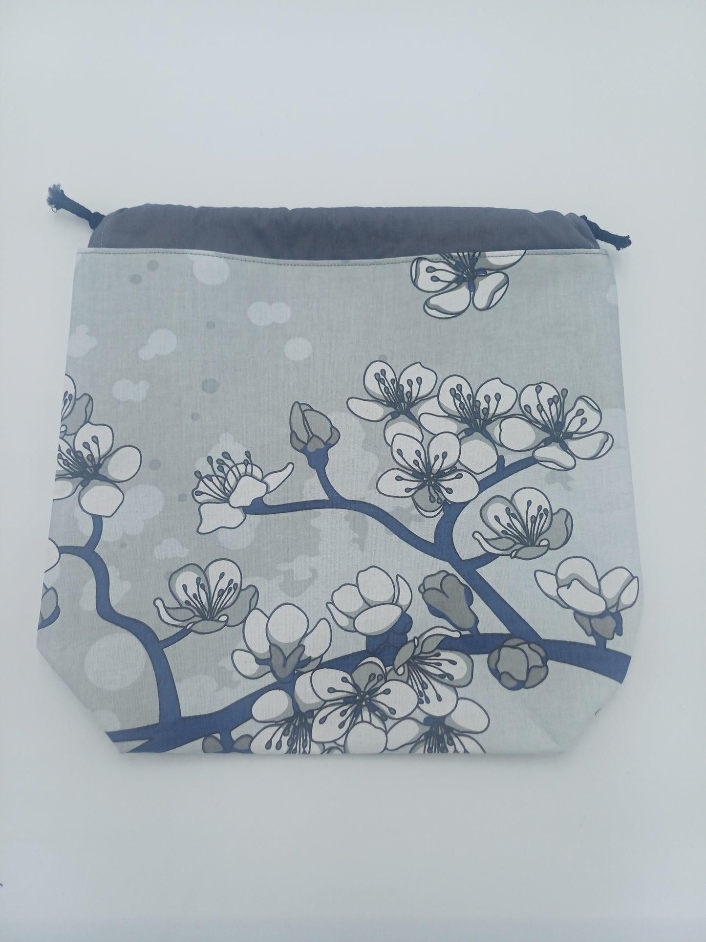 kleine Projectbag "greyisch" mit Kordelzug