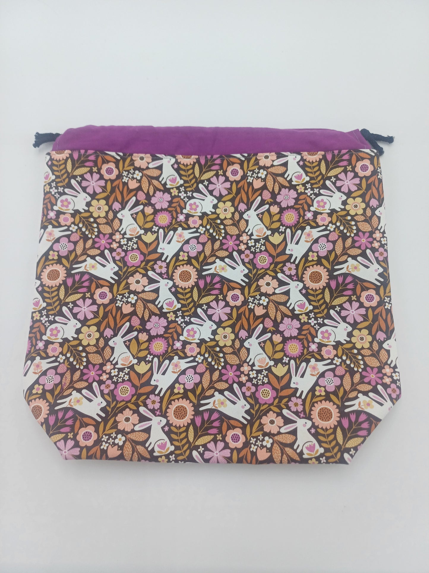 kleine Projectbag "Hasen" mit Kordelzug