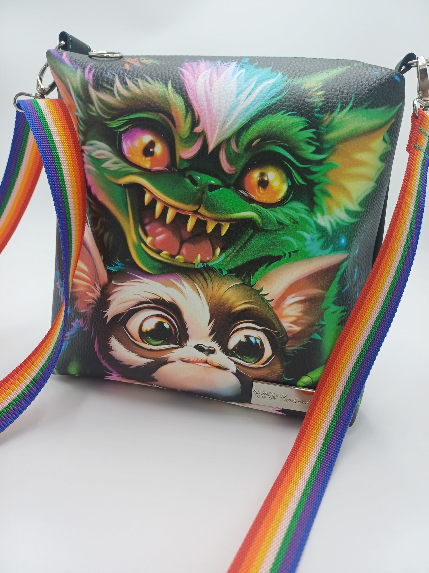 Kleine Umhängetasche Boxybag Whimsical Creature Duo