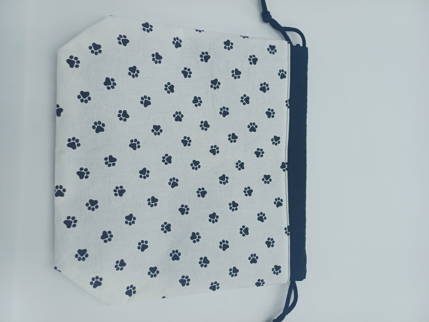 kleine Projectbag "Pfoten" mit Kordelzug