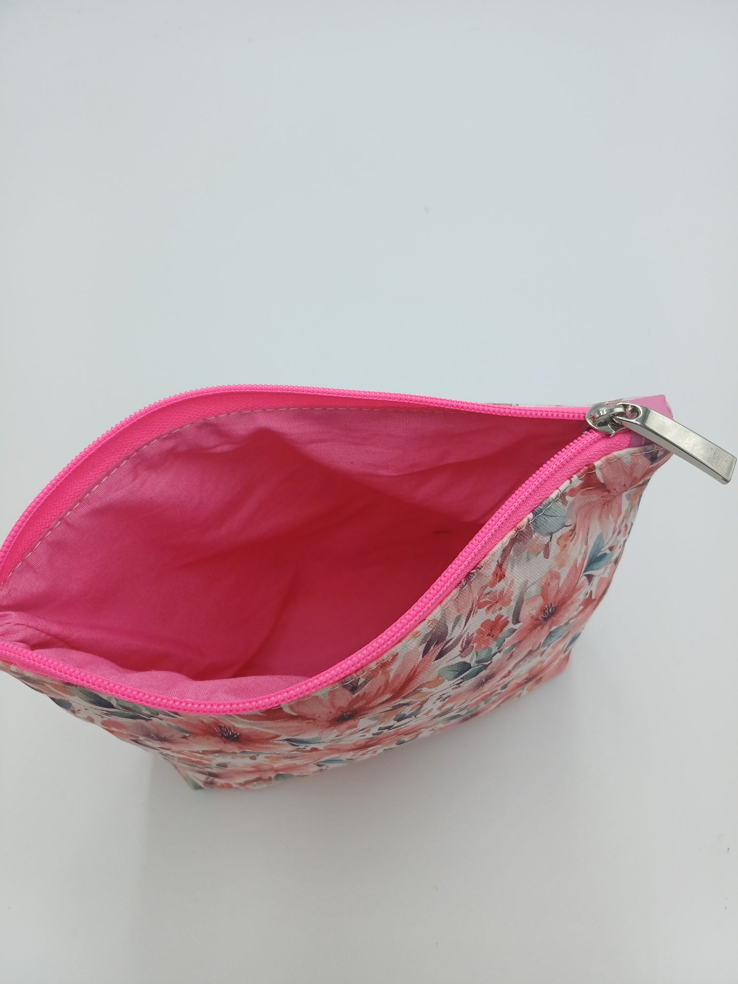 kleine Kosmetiktasche rosa Flower