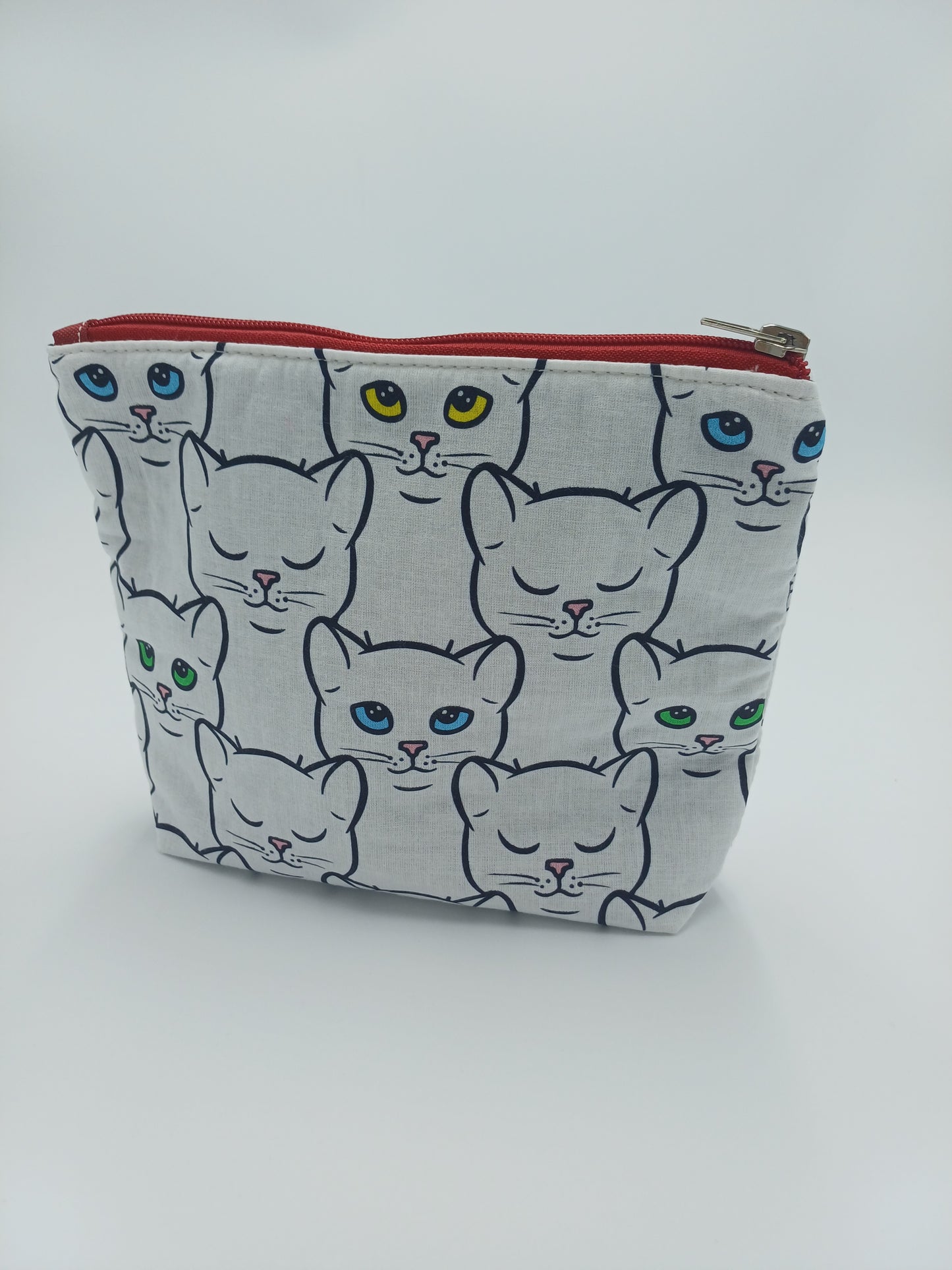 kleine Kosmetiktasche cats
