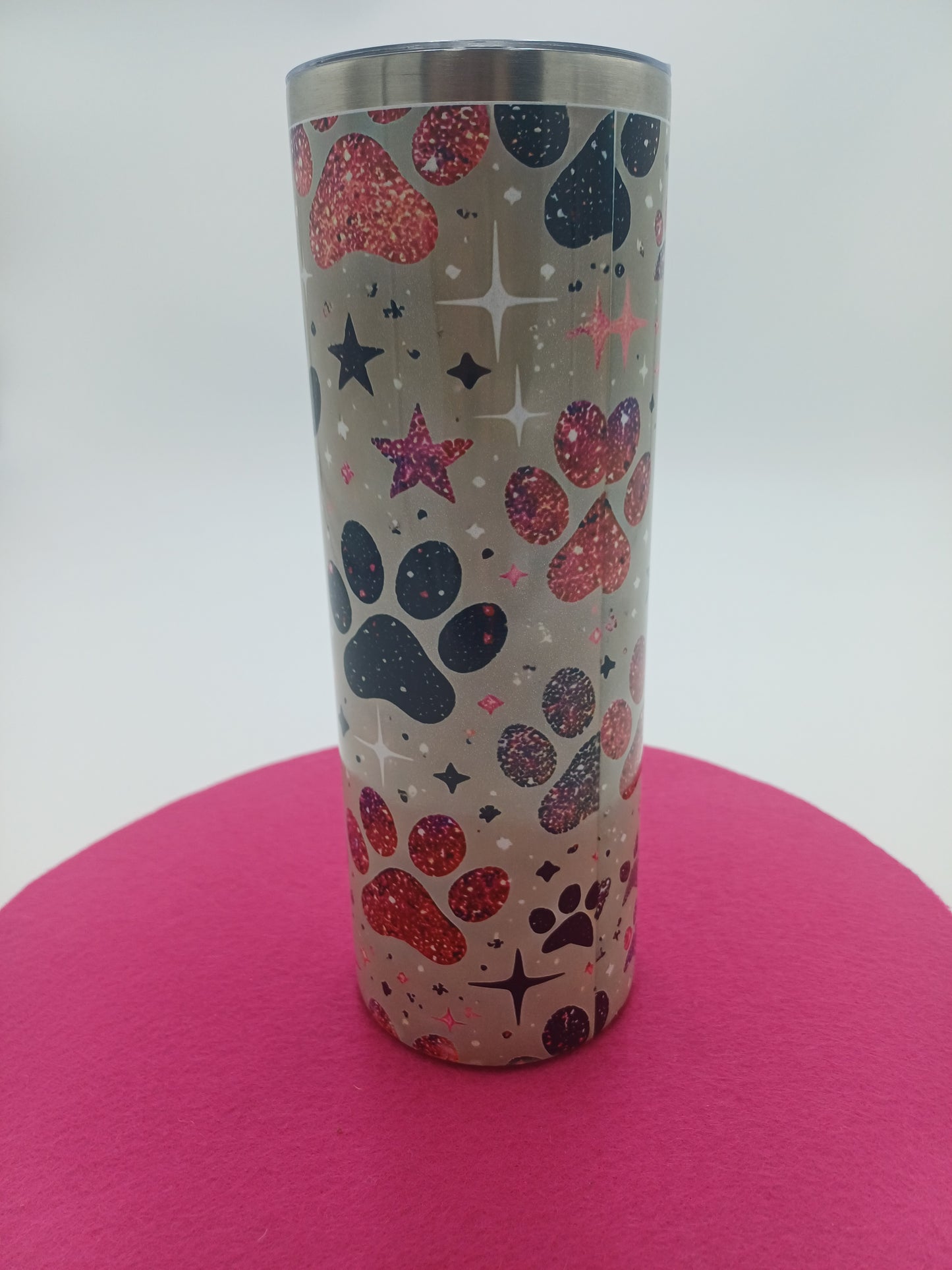Tumbler Pfotenabdrücke