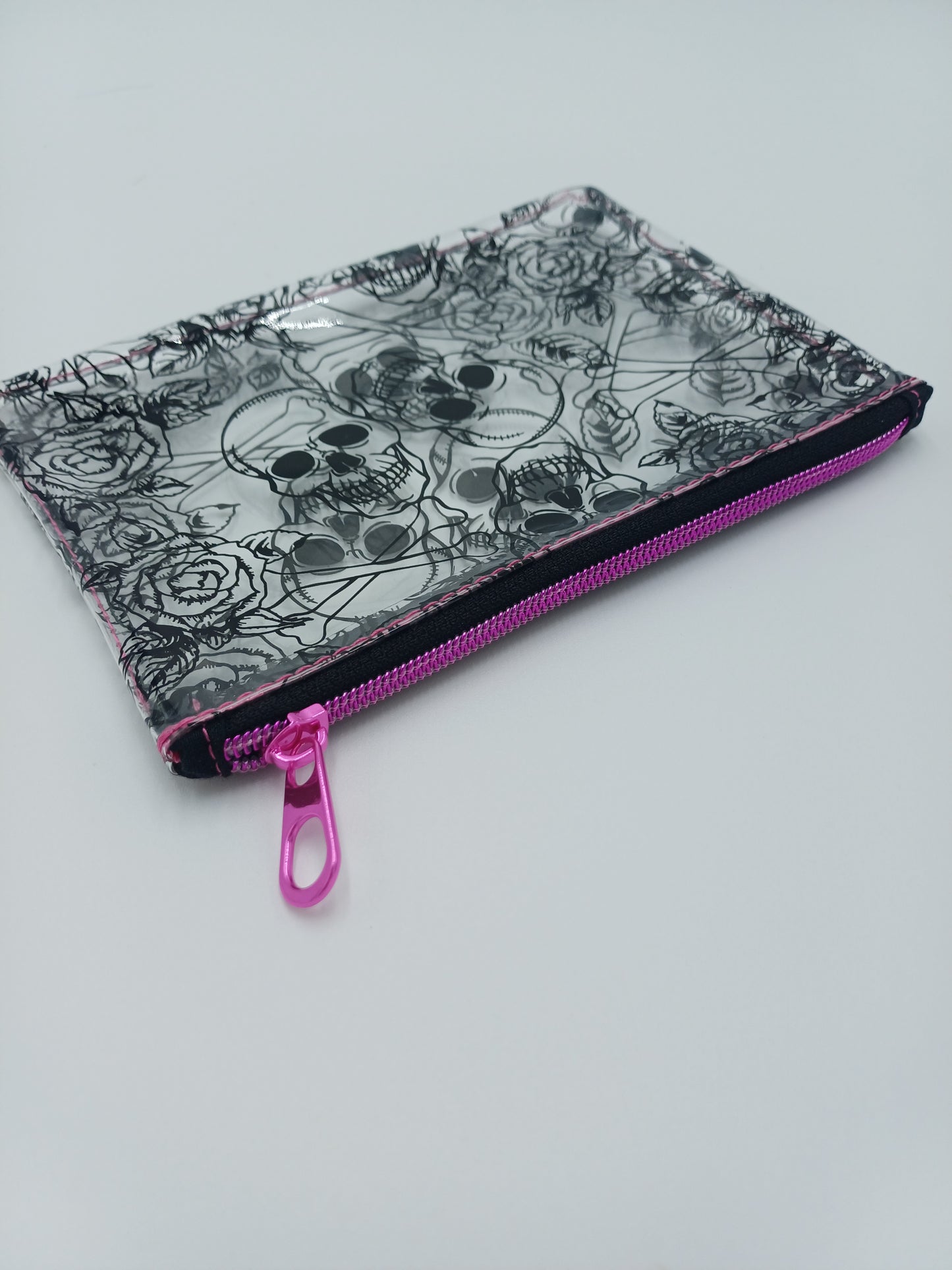 Zubehörtasche clear Skull
