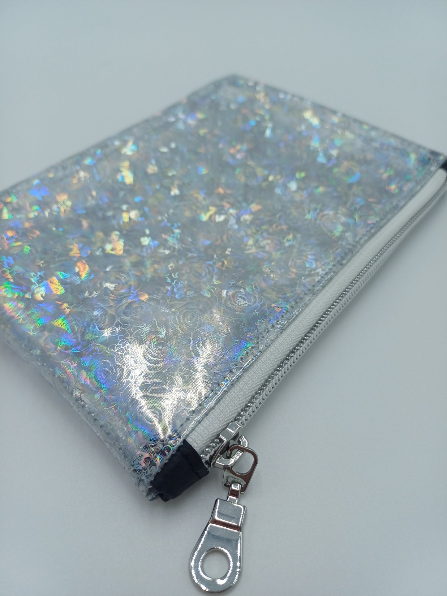 Zubehörtasche clear Rosen