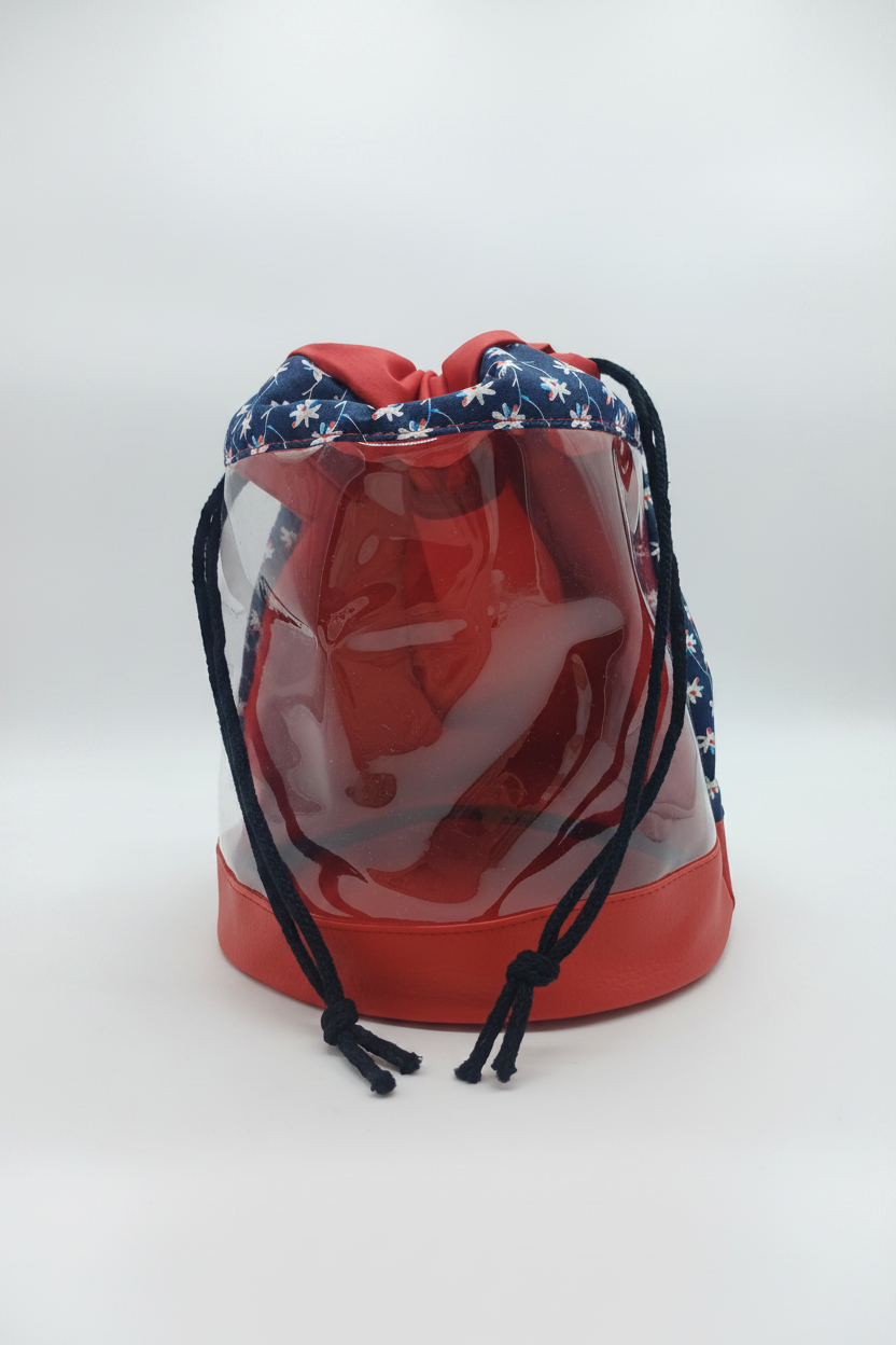 Clearbag runde Form blue