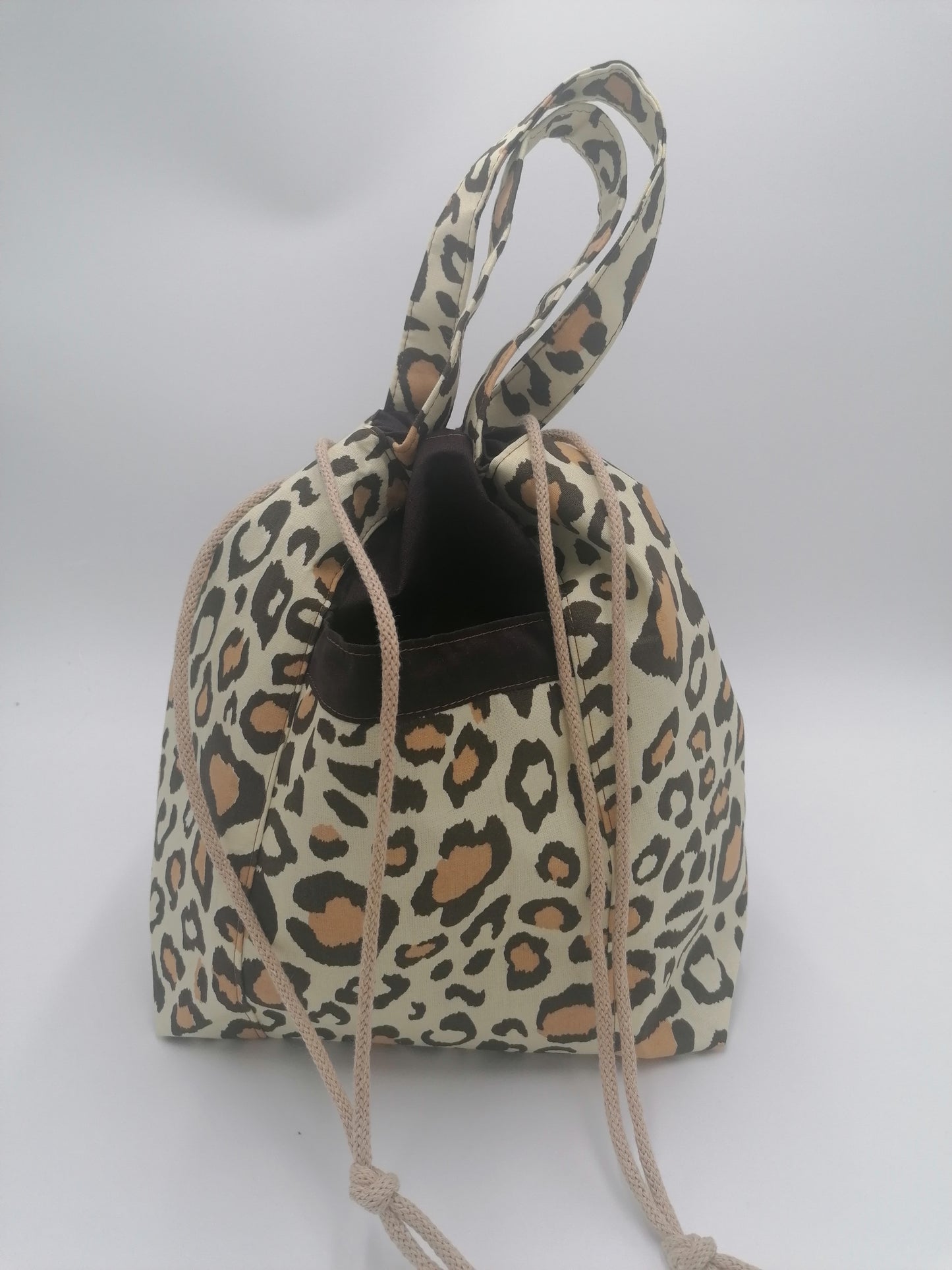 große Projectbag "Leoprint" mit extra Fächer