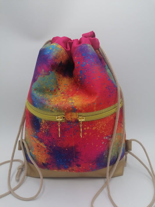 kleiner Rucksack "neon"