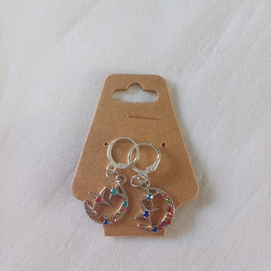 Maschenmarkierer Mond rot/blau