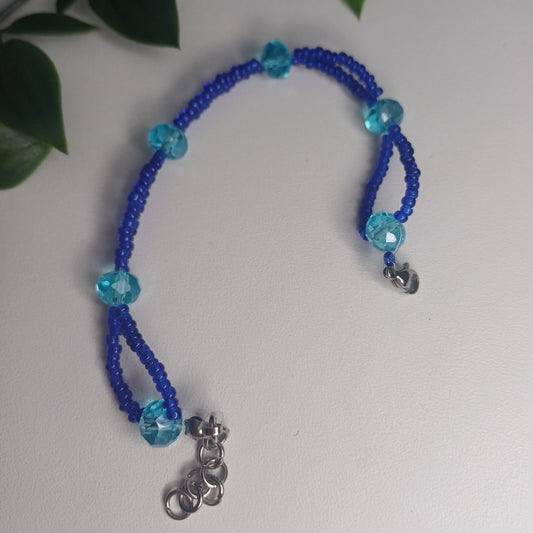 Perlenarmband "Deep Glow"