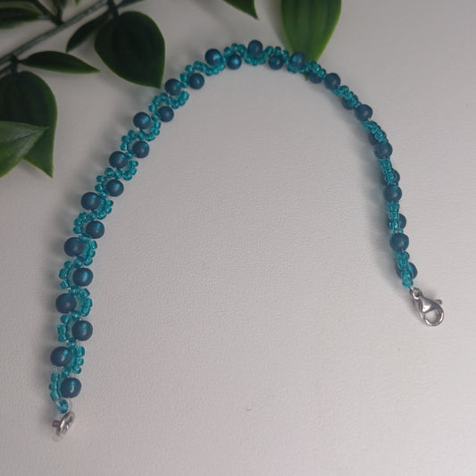 Perlenarmband "Nocturne Bleu"