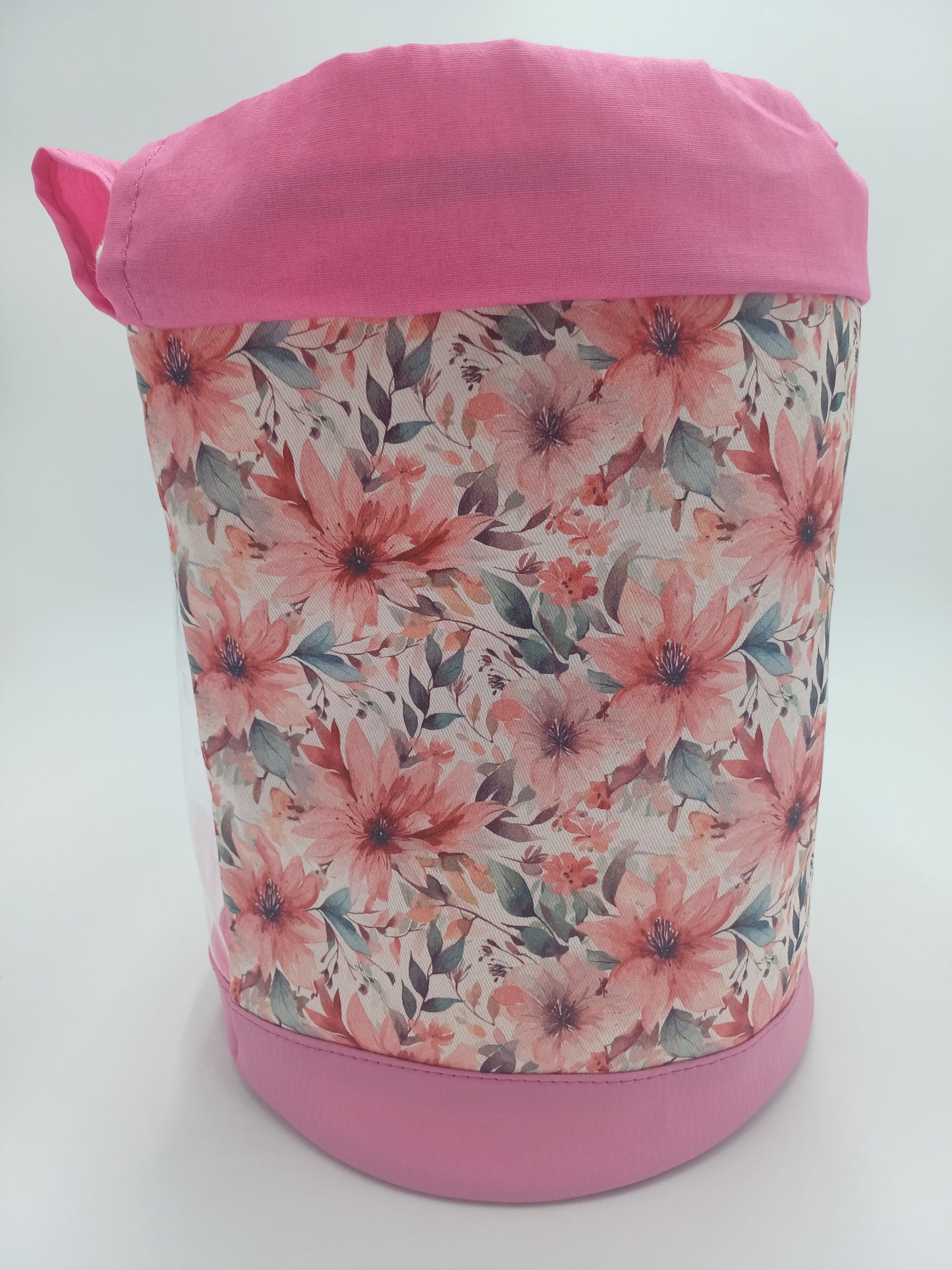 Clearbag runde Form rosa Flower