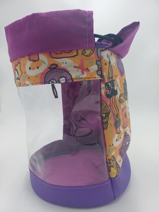 Clearbag runde Form Crazy