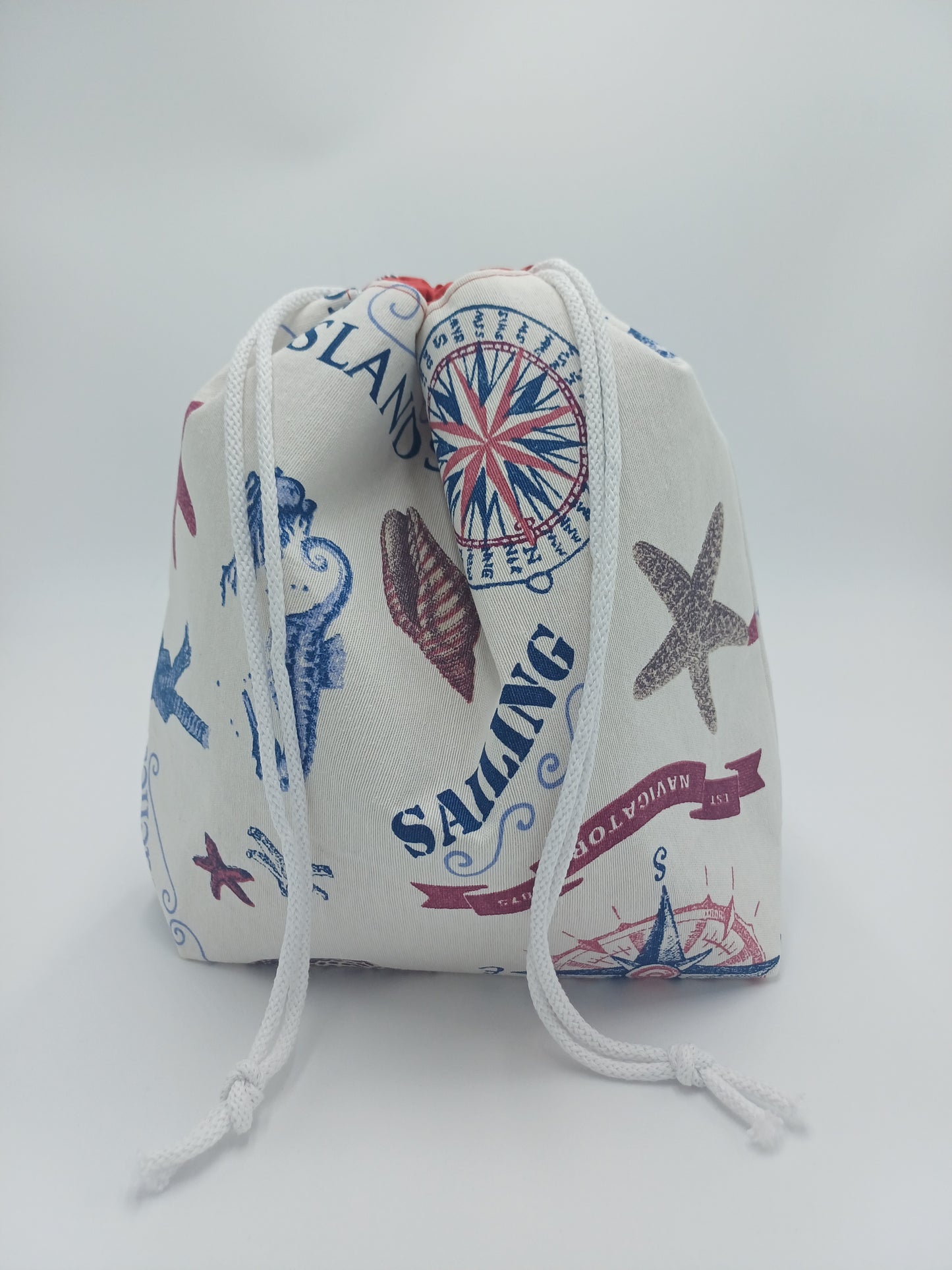 kleine Projectbag "Maritim" mit Kordelzug