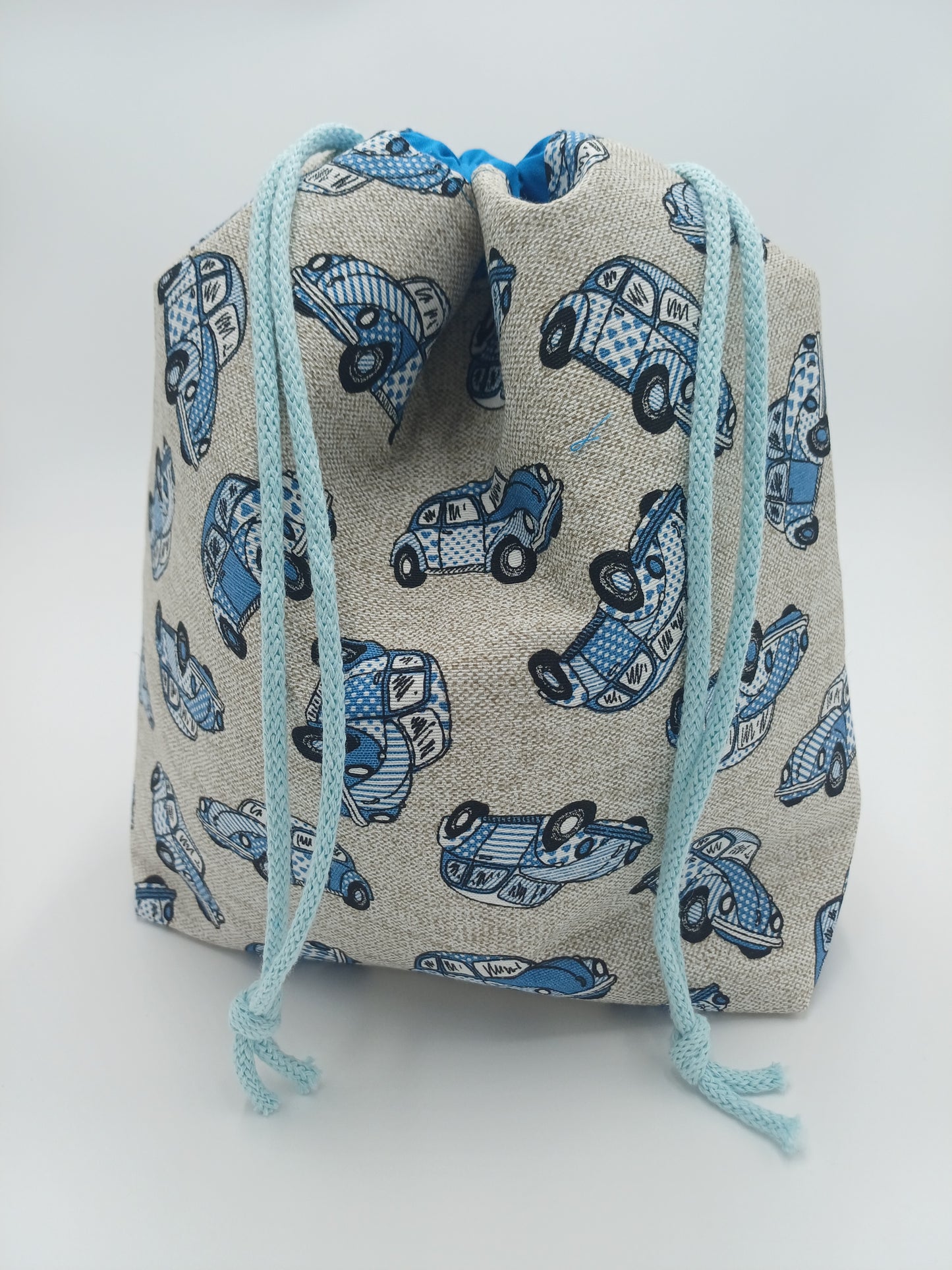 kleine Projectbag "Auto" mit Kordelzug