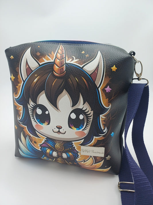 Kleine Umhängetasche Boxybag mystic Unicorn