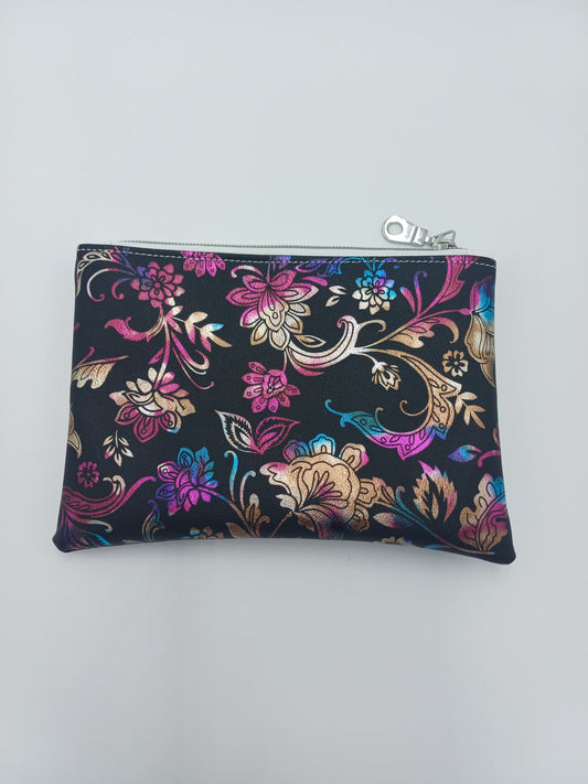 Zubehörtasche black Flower