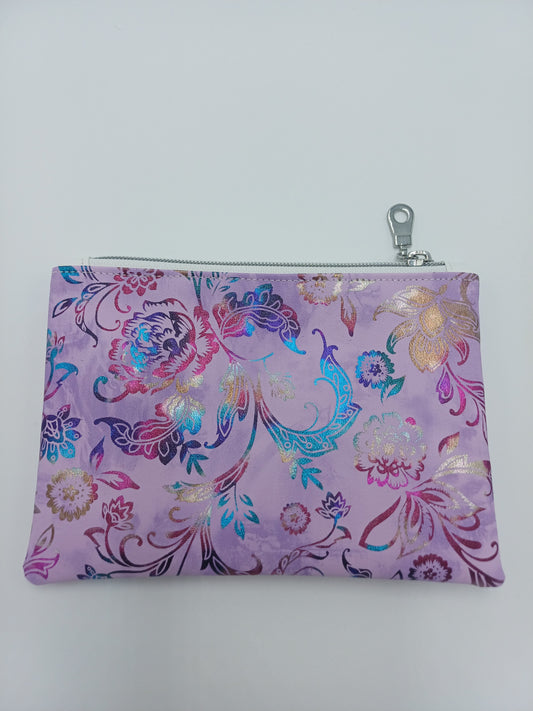 Zubehörtasche rosa Flower