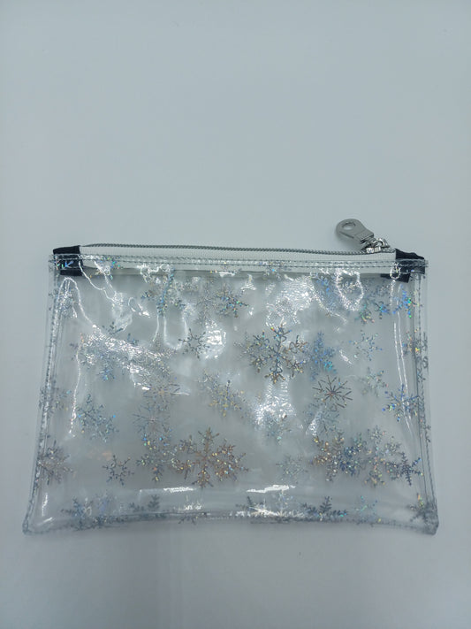 Zubehörtasche clear Schneeflocke
