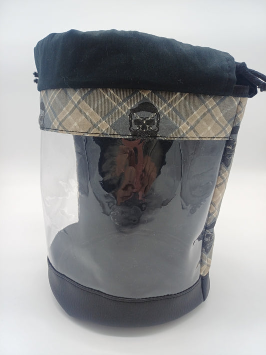 Clearbag runde Form Skull man