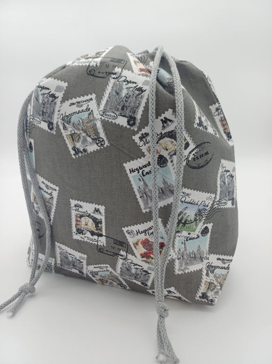 kleine Projectbag Briefmarke
