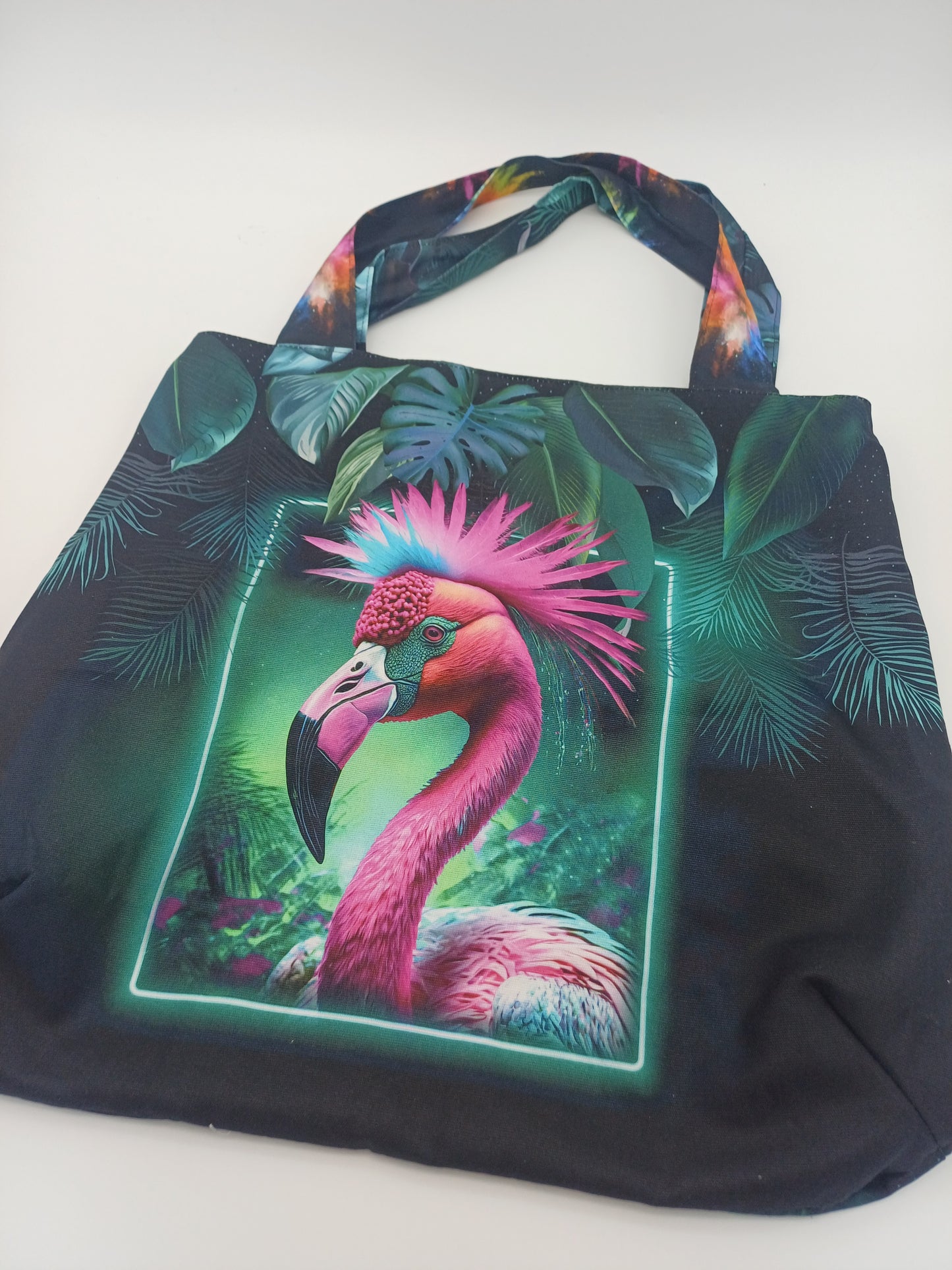 Einkaufsbeutel Flamingo Jungle
