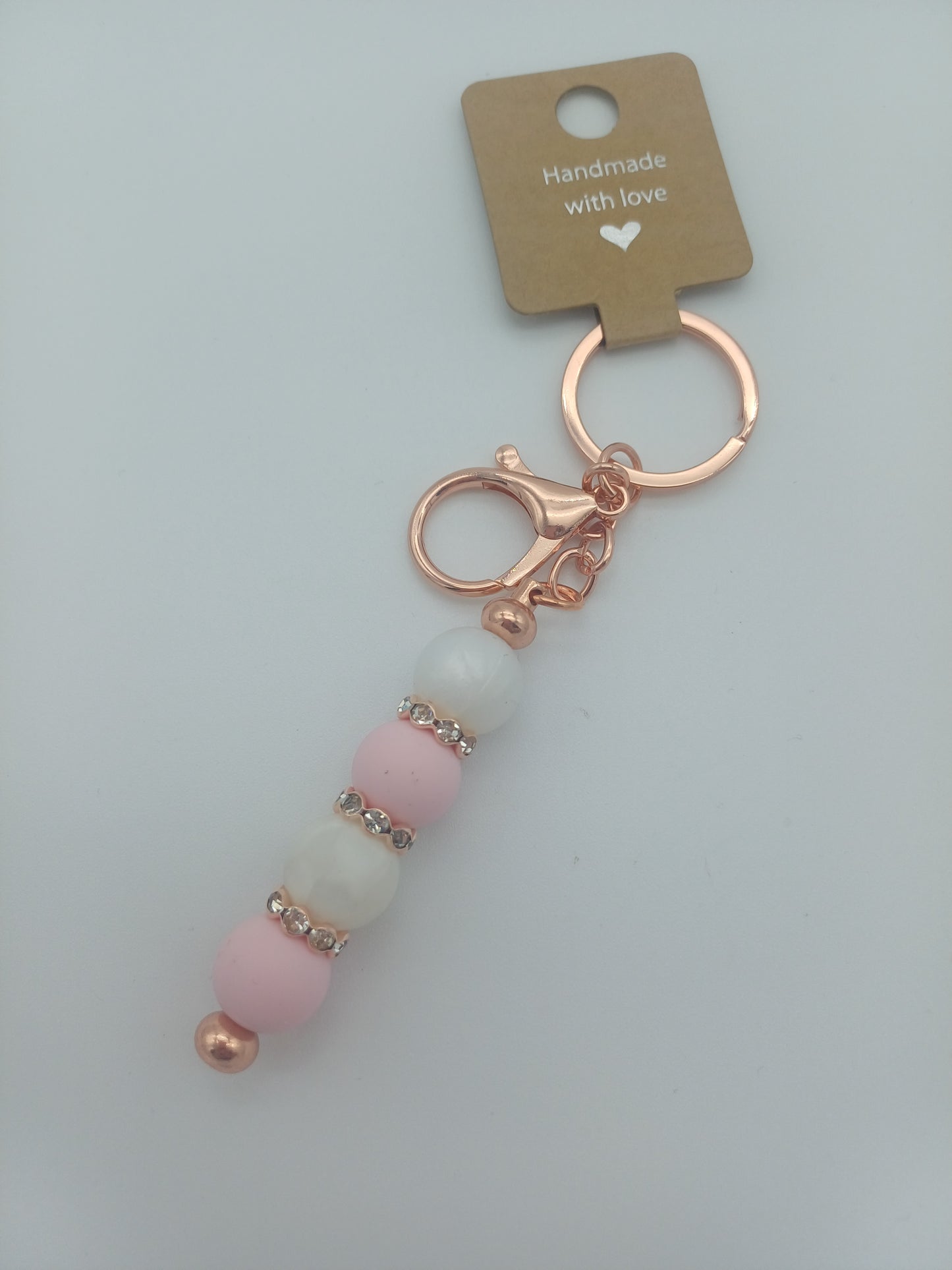 Schlüsselanhänger rose' Karabiner 1