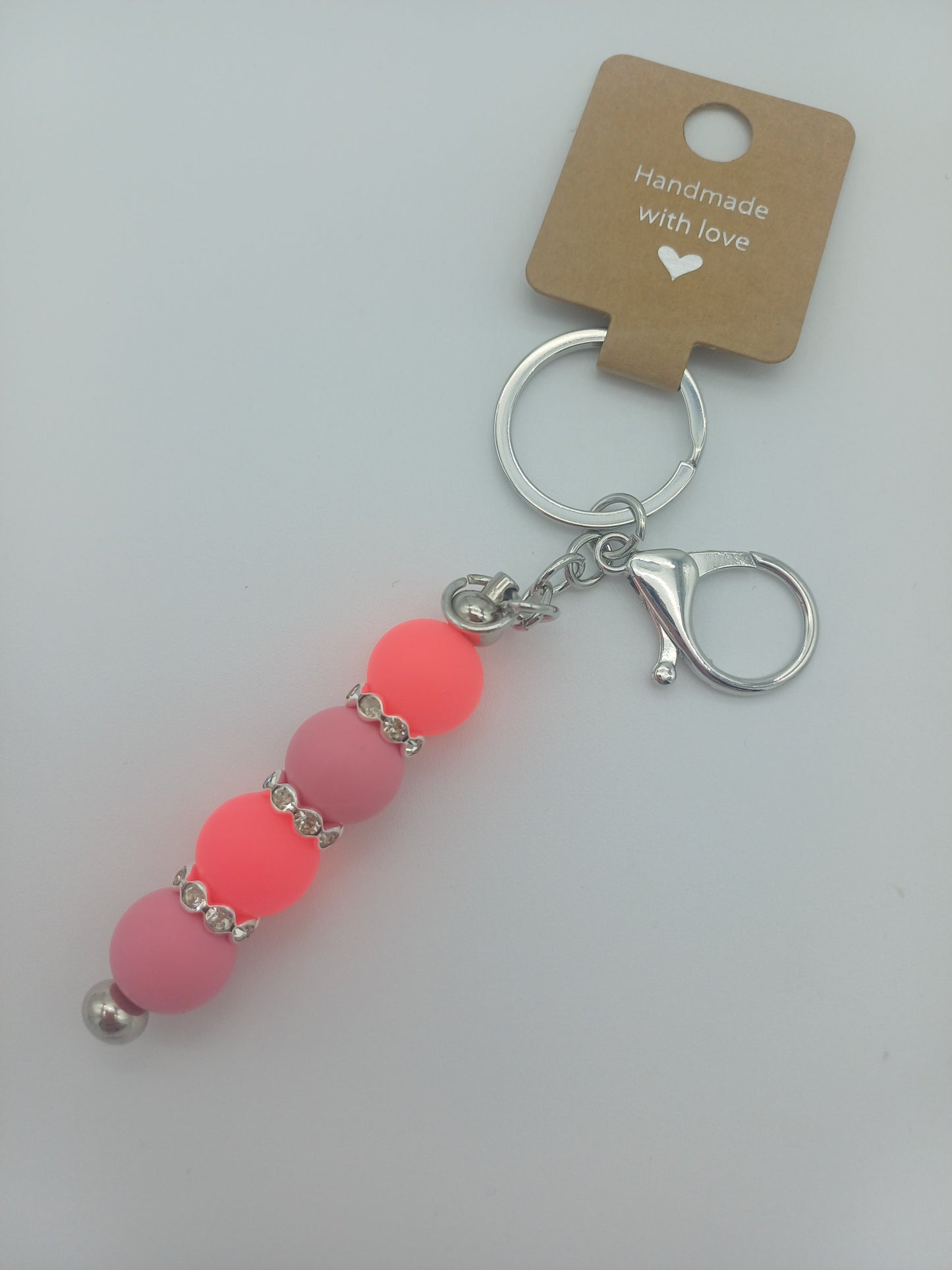 Schlüsselanhänger silber Karabiner 4