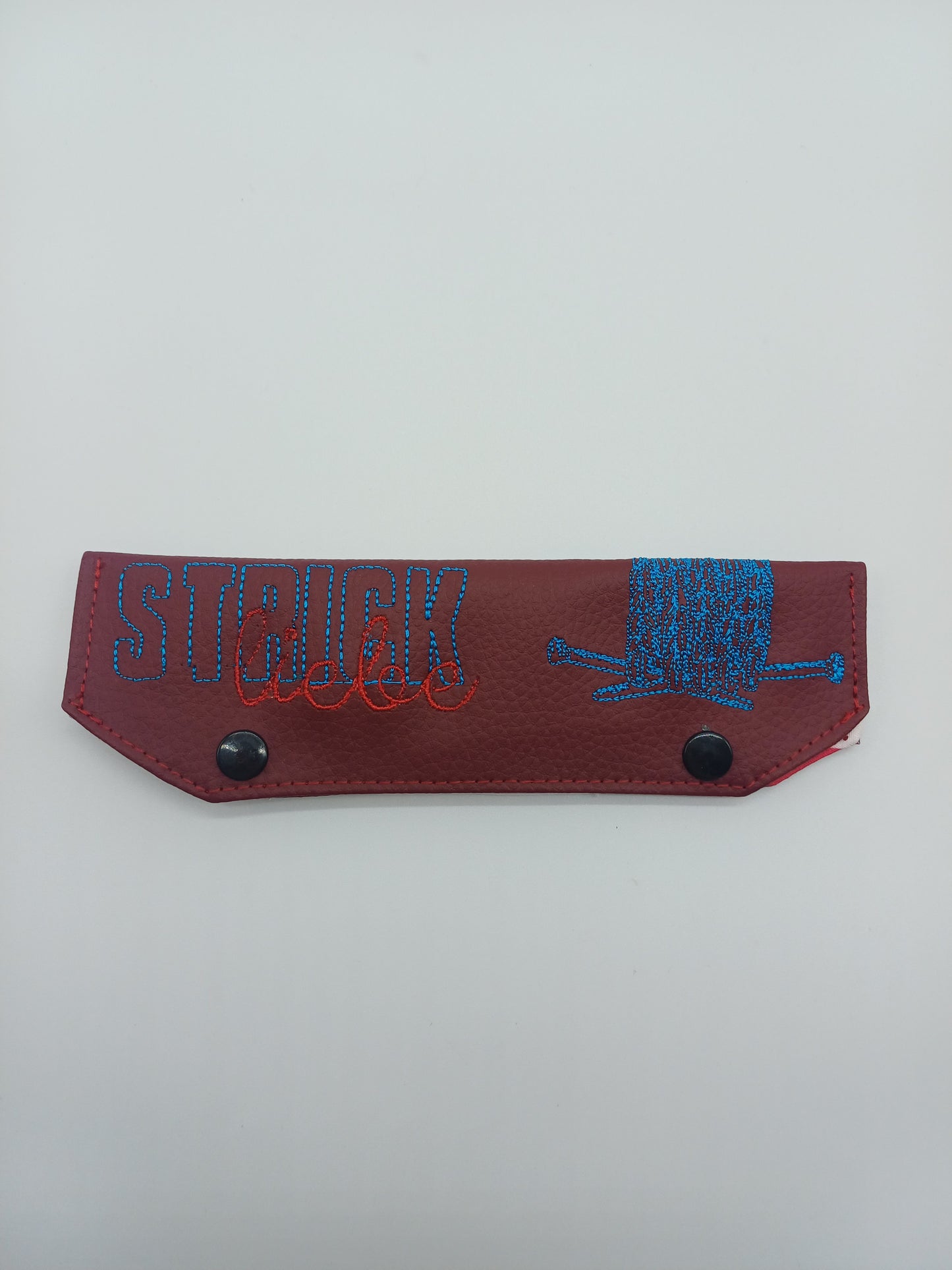 Needle Cozy 15cm rot-blau