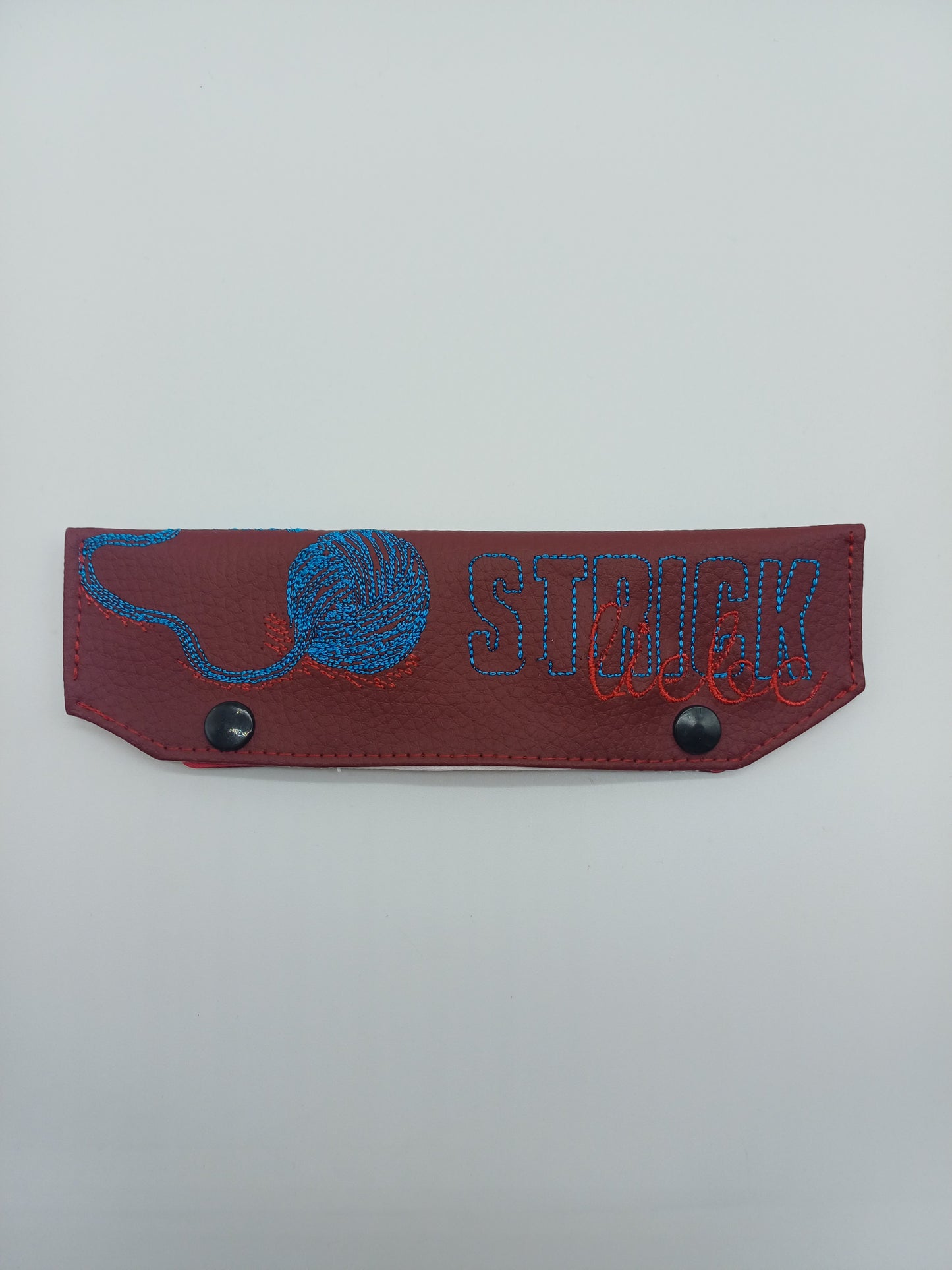 Needle Cozy 15cm rot-blau