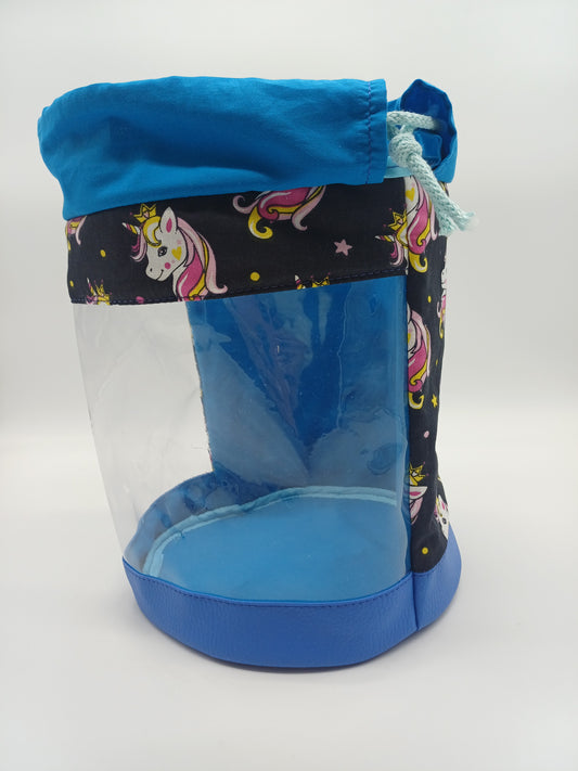 Clearbag runde Form Einhorn