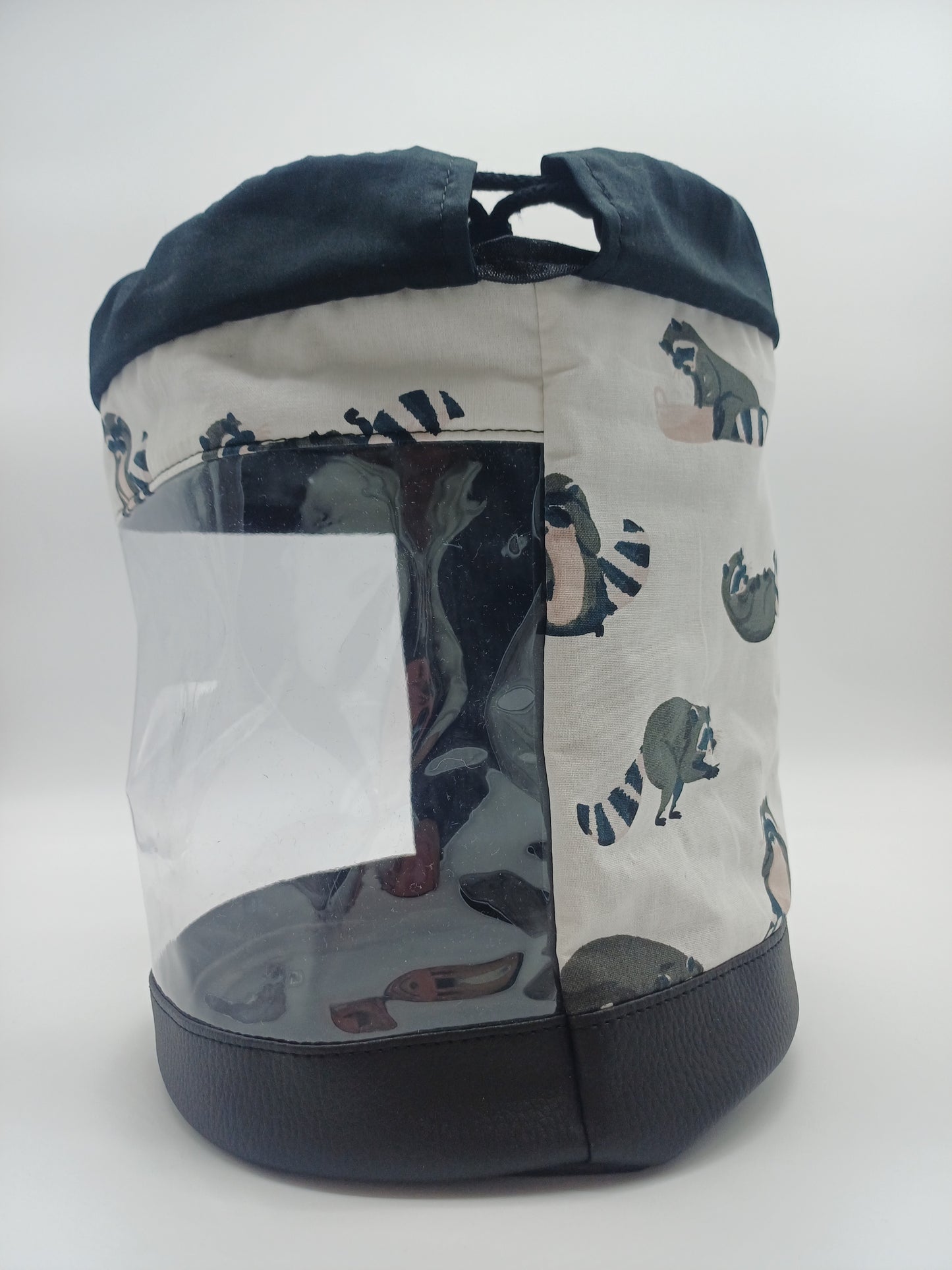 Clearbag runde Form Waschbär