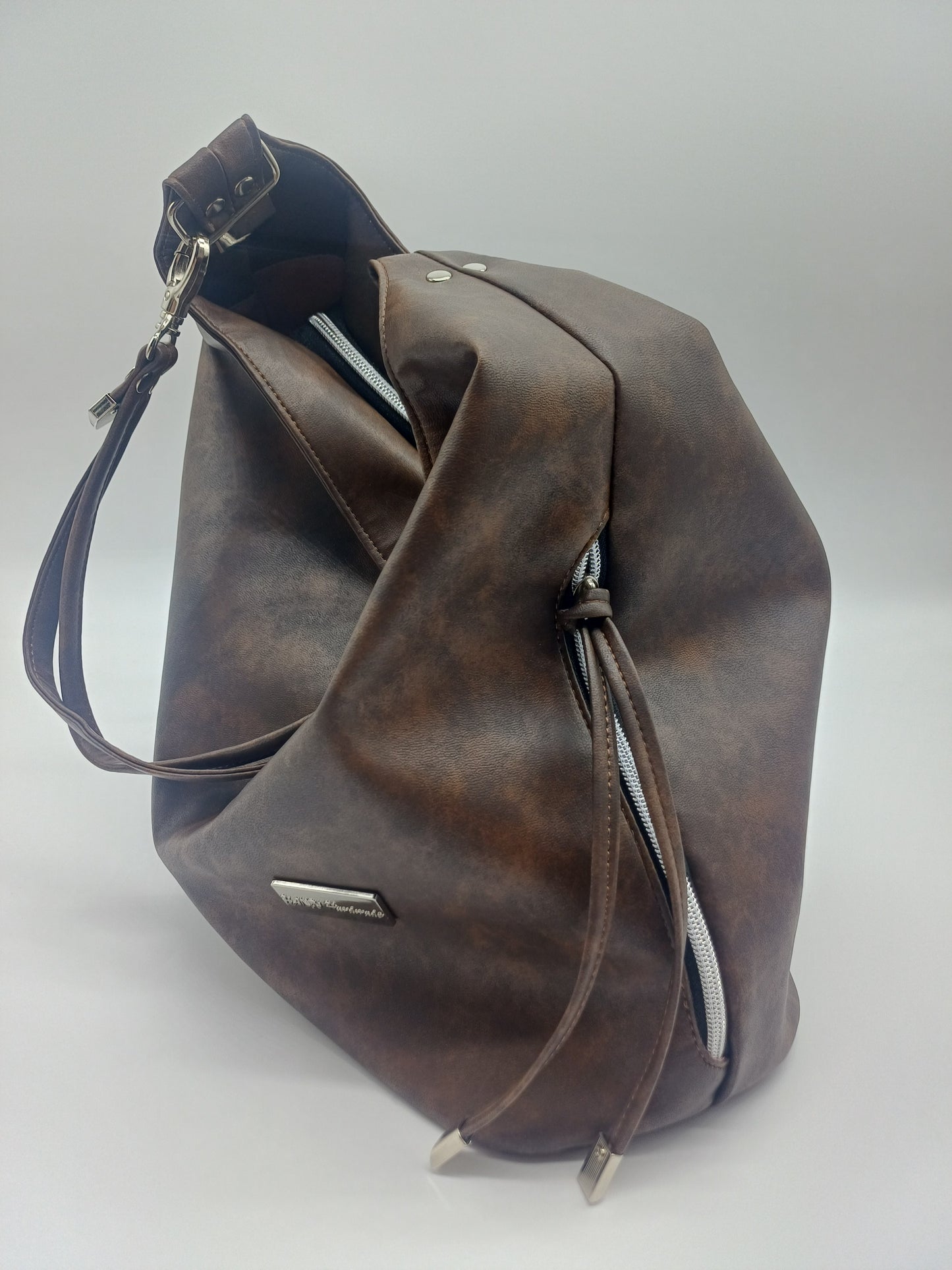Simplistic Slouch Handbag Vintage braun