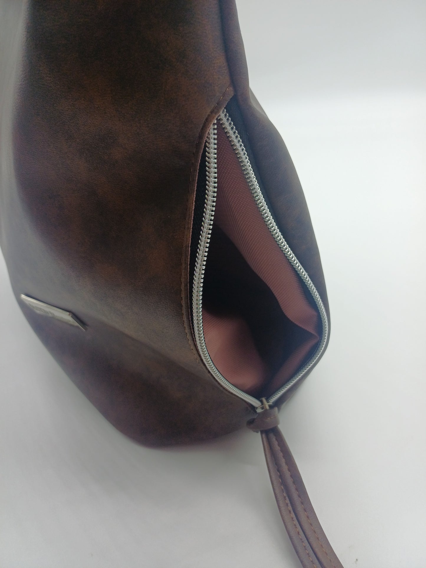 Simplistic Slouch Handbag Vintage braun