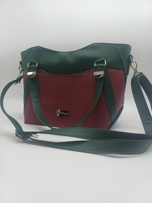 Handtasche  "Forest & Wine" – Handmade