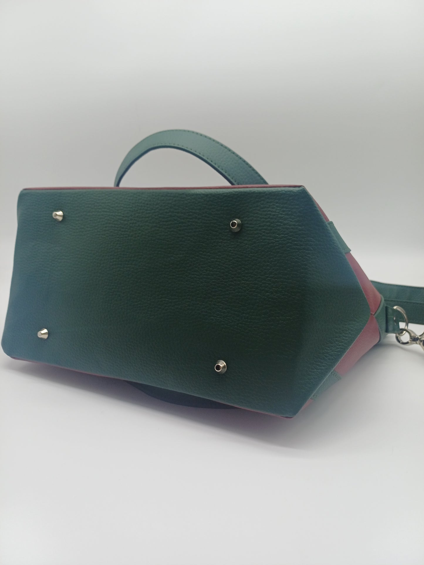 Umhängetasche "Forest & Wine" – Handmade