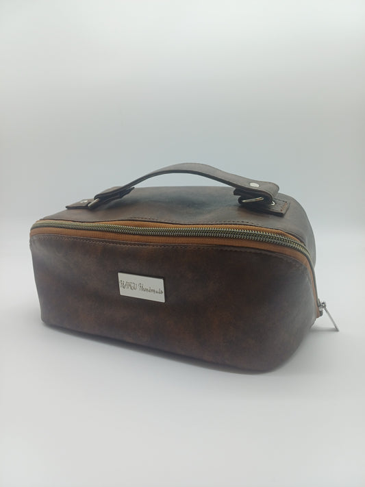 Open wide Bag Vintage braun