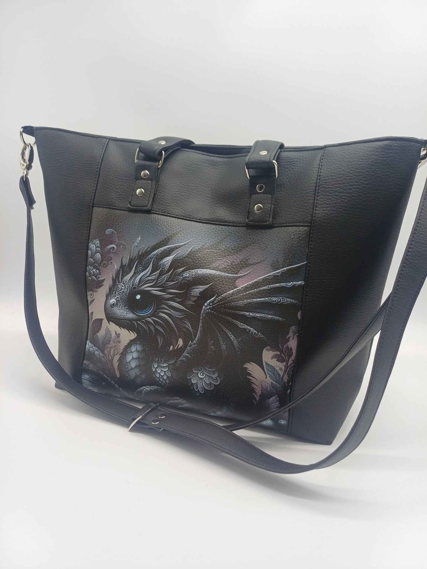 Handtasche Dragon Black