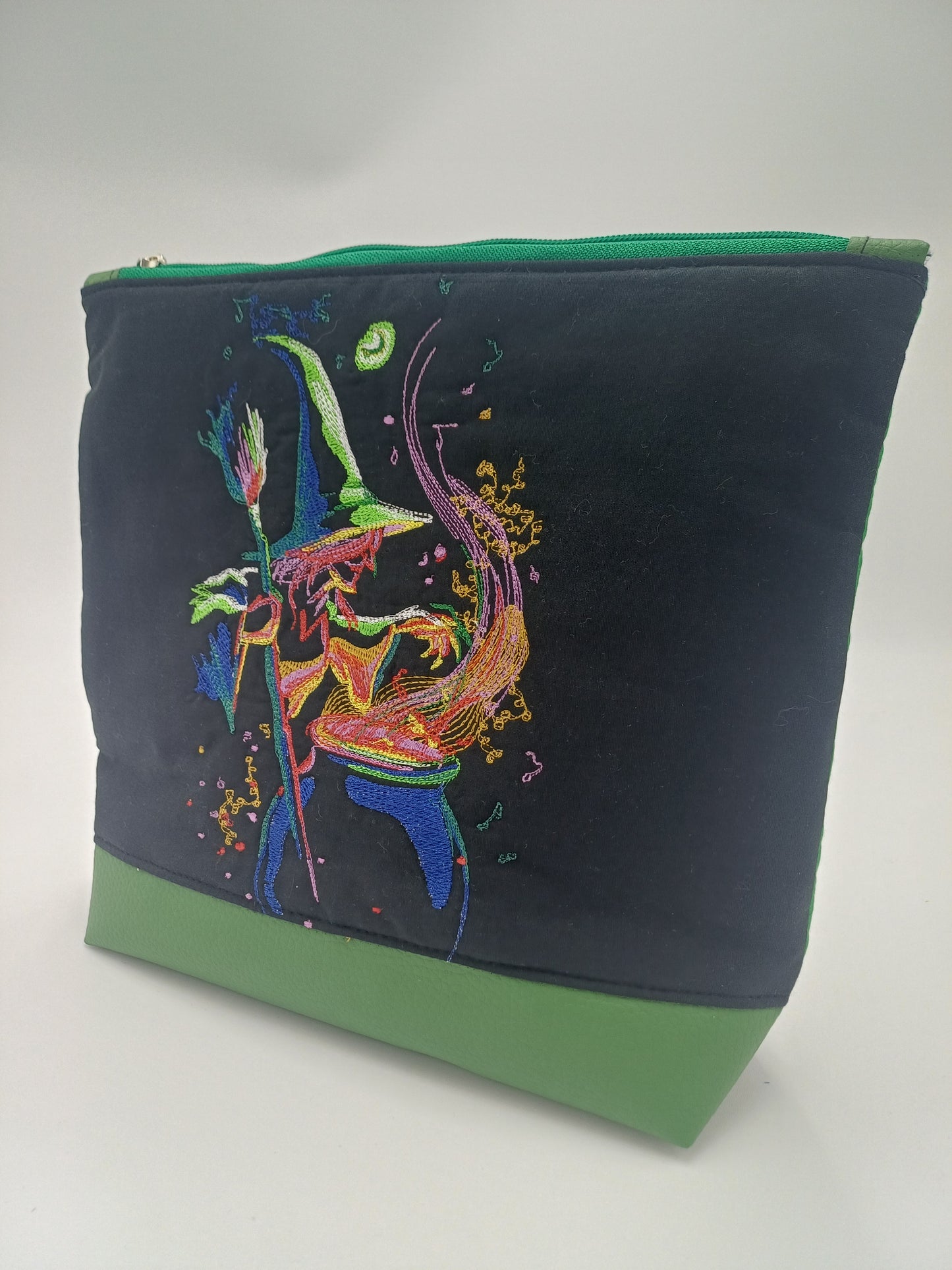 Pre Order Kleine Projectbag Halloween Hexe (optional mit einem Strang Sockenwolle )