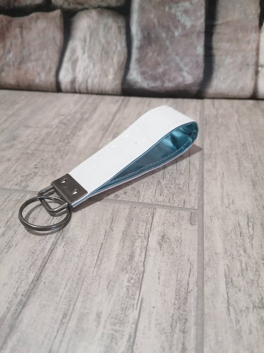 Schlüsselanhänger "weiss-blau"