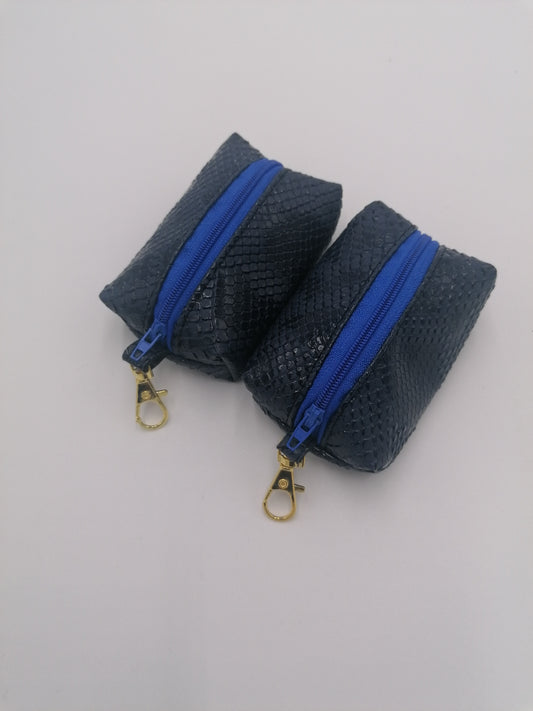 Mini "blue snake" Schlüsselanhänger